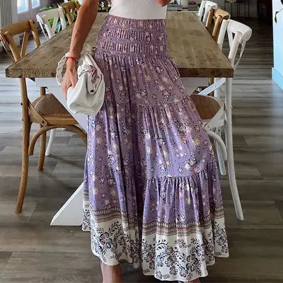 Country Maxi Skirt Peasant