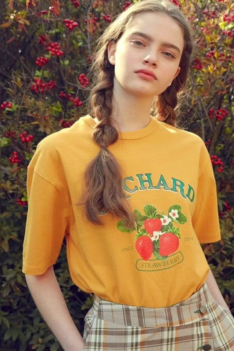 Strawberry Boho T Shirt