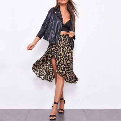 Leopard Printed Skirt Pattern