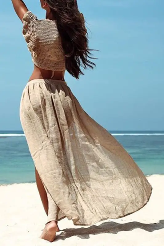 Beach Striped Skirt