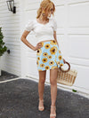 Short Sunflower Skirt