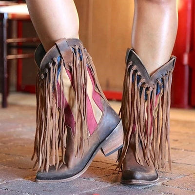 Hippie Boho Indian Boots sun