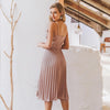 Chic Boho Pleated Dress for sale