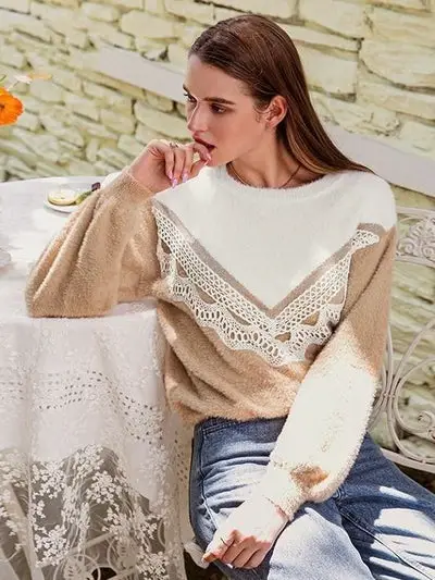 Ethnic Boho Design Sweater Chic