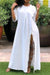 summer Cowgirl Maxi Dress White Large Size formal
