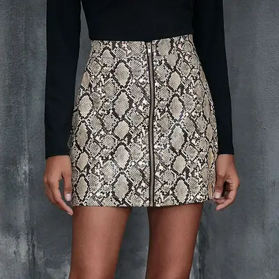 Snake Pattern Skirt