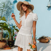 Little White Dress Boho Style 2022