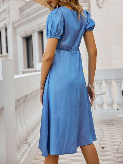 Boho Dress Royal Blue Vintage