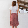 Vintage Midi Skirt Boho
