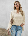 Boho Lace and Embroidery Blouse