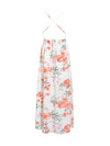 White Floral Boho Maxi Dress Plus Size