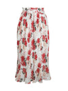 Boho Pleated Midi Skirt Style