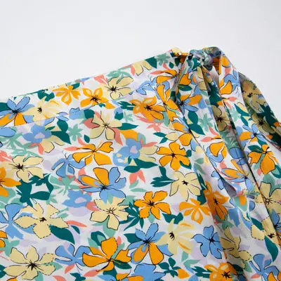 Boho Split Flower Skirt Plus Size