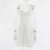 White Boho Short Summer Dress