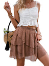 Summer Boho Mini Skirt Gypsy