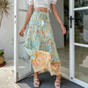 Maxi Skirt Vintage with Flowers