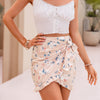 Boho Floral Mini Skirt Summer