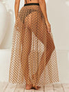 Beach Trasnparent Maxi Skirt Sundress