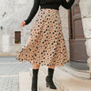 Plus Size Polka Dot Maxi Skirt Cute