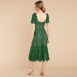 Sexy Green Backless Dress Gypsy