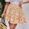 Plus Size Floral Short Skirt Floral Clothes
