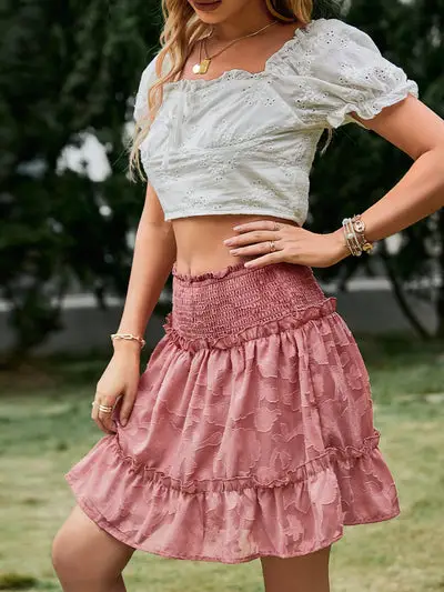 Bohemian Ruffle Mini Skirt Pattern