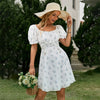 Boho Chic Little White Dress Summer