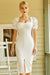Bohemian White Formal Dress Beach Dress
