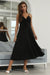 Casual Boho Long Black Dress Cute