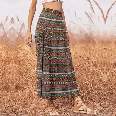 UK Long Ethnic Skirt sexy
