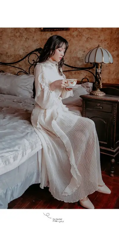 formal Romantic Dress Boho White Long Lace