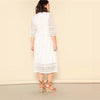 for sale Boho white dress large size wedding