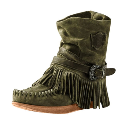 Grunge Boho Women's Flat Boot for sale