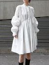 winter White Maxi Dress Hippie Chic Woman 2022