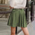 green gypsy mini skirt