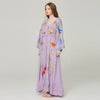 party Ample and Floral Kimono Dress wedding guest