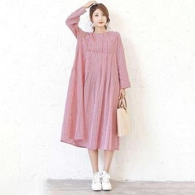 cute Boho pink maxi dress cute