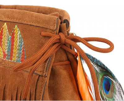 maternity Indian Boho Feather and Fringe Boots cute