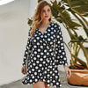 Chic Large Boho Dress with Dots Cowgirl
