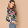 Chic Boho floral top for women Grunge