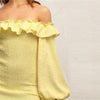 Ethnic Boho yellow dress bridesmaid dresses