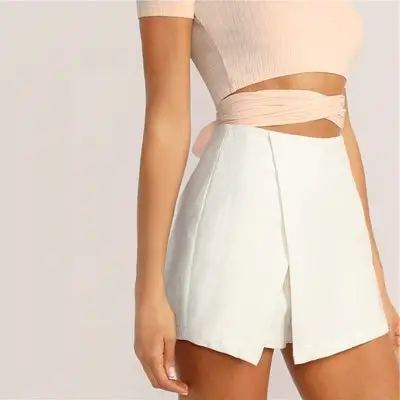 2022 White Boho skirt7 Lace