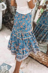 for sale Long Boho Skirt Blue summer
