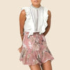 Cowgirl Pink Boho skirt formal