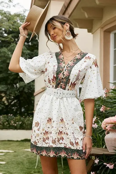 Hippie White Summer Dress  Bohemian, Country & Vintage Style