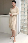 sun Boho Maxi Dress Chic Beige mother of the bride