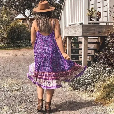 Lace Hippie chic dress Gypsy