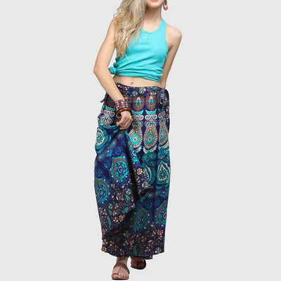 2022 Long Boho Skirt Colored Ethnic