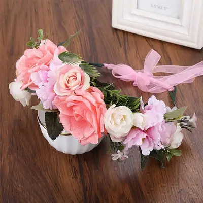 Chic Pink Wreath Wedding 2022