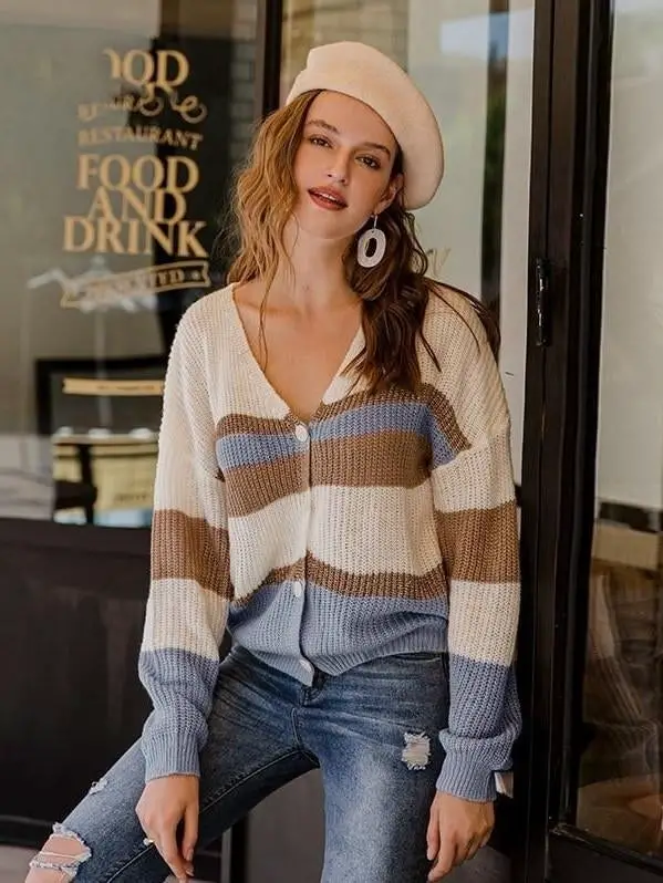 cheap Simple Boho Style Sweater Ethnic